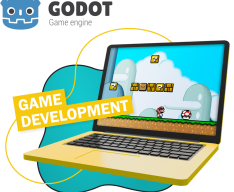 Godot.  Основа создания легендарных игр - КИБЕРшкола программирования для детей, компьютерные курсы для школьников, начинающих и подростков - KIBERone г. Краснодар