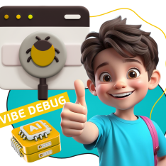 Тестирование & Vibe Debug. Охотники за багами - КИБЕРшкола программирования для детей, компьютерные курсы для школьников, начинающих и подростков - KIBERone г. Краснодар