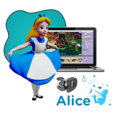 Alice 3d - КИБЕРшкола программирования для детей, компьютерные курсы для школьников, начинающих и подростков - KIBERone г. Краснодар