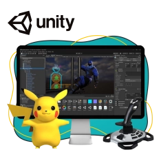 Мир игр на Unity 2D на популярном движке + AI-помощники - КИБЕРшкола программирования для детей, компьютерные курсы для школьников, начинающих и подростков - KIBERone г. Краснодар