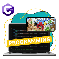 Программирование на C#. Удивительный мир 2D-игр - КИБЕРшкола программирования для детей, компьютерные курсы для школьников, начинающих и подростков - KIBERone г. Краснодар